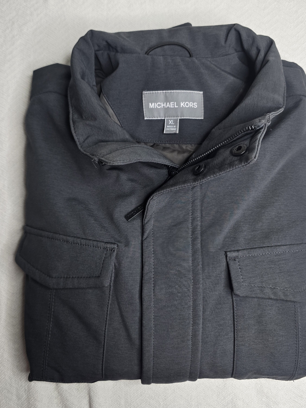Michael Kors Men's Charcoal Black Jacket - XL